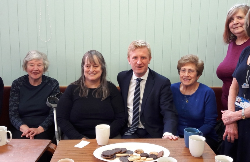 Oliver Dowden MP with the Maxwell Park Carer's Group - 06.03.17