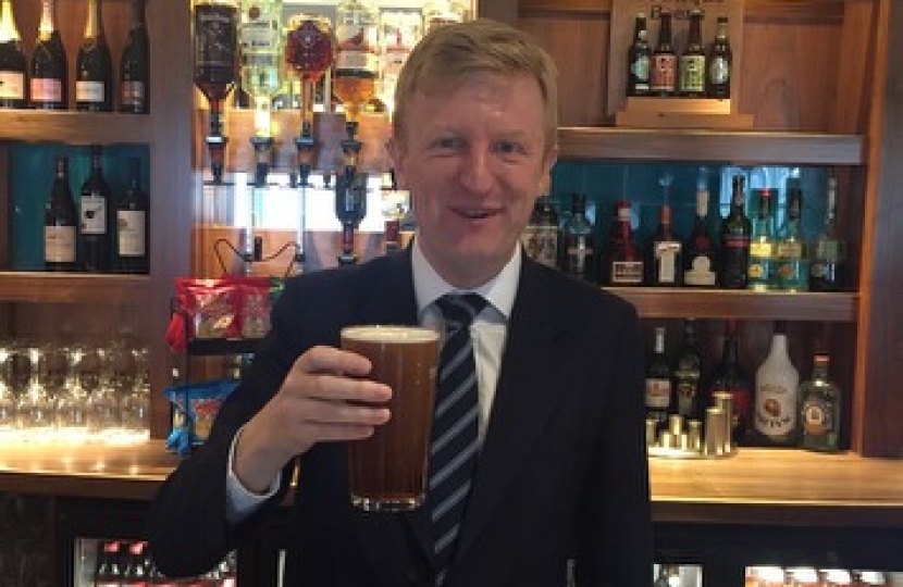 Oliver Dowden MP at the Elstree Holiday Inn