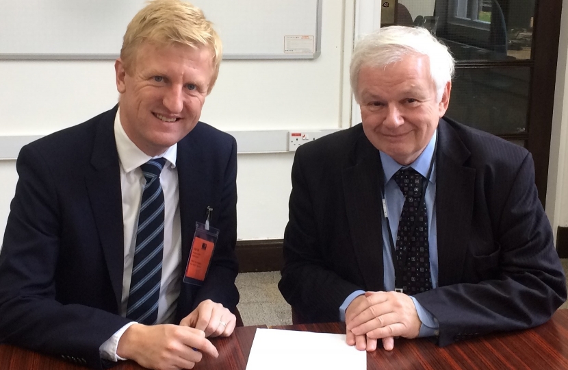 Oliver Dowden meeting with Cllr Terry Douris - 20.10.17