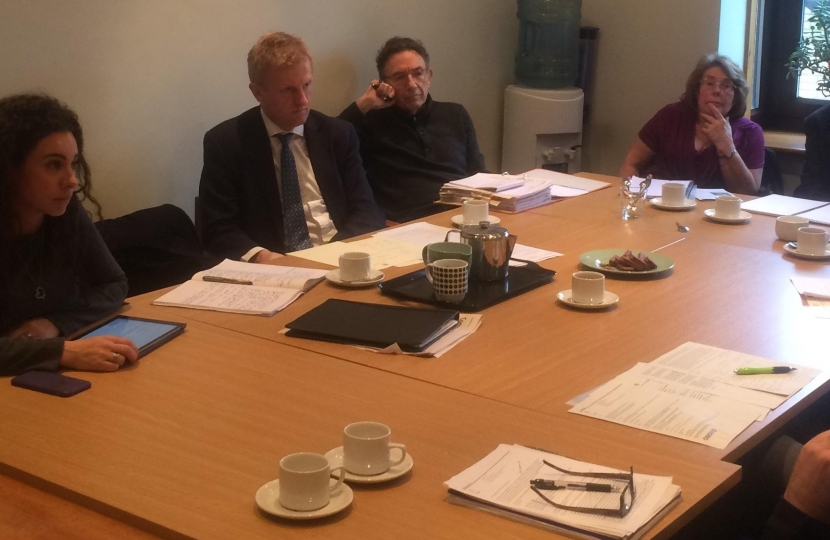 Oliver Dowden MP at the Reviva Recycling Plant Meeting