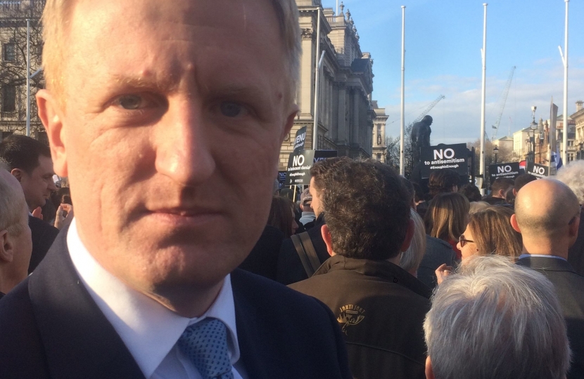 Oliver Dowden CBE MP at the #EnoughisEnough protest