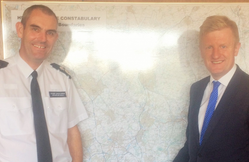 Oliver Dowden CBE MP meeting Chief Constable Charlie Hall QPM - 29.06.18
