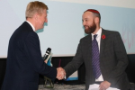 Oliver Dowden MP with Rabbi Oliver Joseph