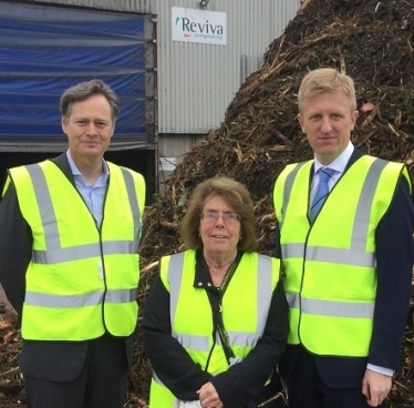Oliver Dowden MP at the Reviva Recycling Plant - 10.03.17