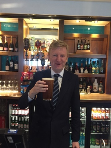 Oliver Dowden MP at the Elstree Holiday Inn