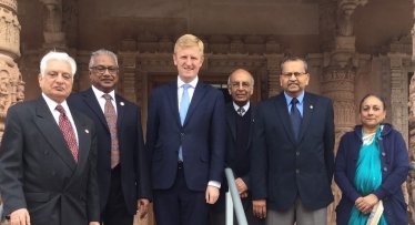 Oliver Dowden at the Potters Bar Jain Temple