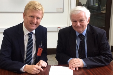 Oliver Dowden MP meeting with Cllr Terry Douris - 20.09.17