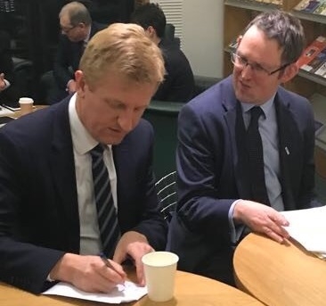 Oliver Dowden MP with Paul Maynard MP