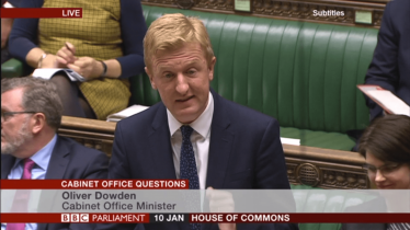 Oliver Dowden CBE MP at Cabinet Office Questions - 10.01.18