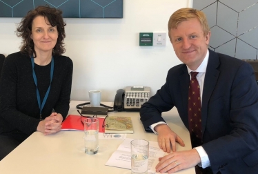 Oliver Dowden CBE MP meeting with Clarion Housing - 26.01.18